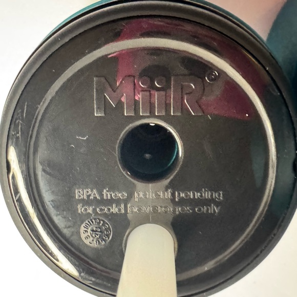 NWOT Rare MiiR 12oz Straw Bottle – “Chouinard Built to Endure” Teal Insulated - Picture 5 of 7